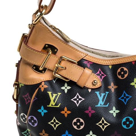 lv greta multicolor|LOUIS VUITTON Monogram Multicolor Greta Black.